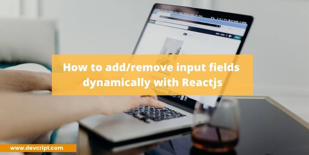 How to add/remove input fields dynamically with Reactjs